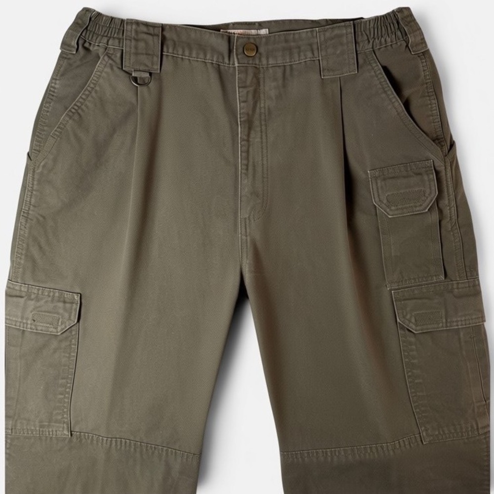 5.11 Tactical Mens 36x34 Cargo Pants Khaki Tan Utility Workwear Multi Pocket
